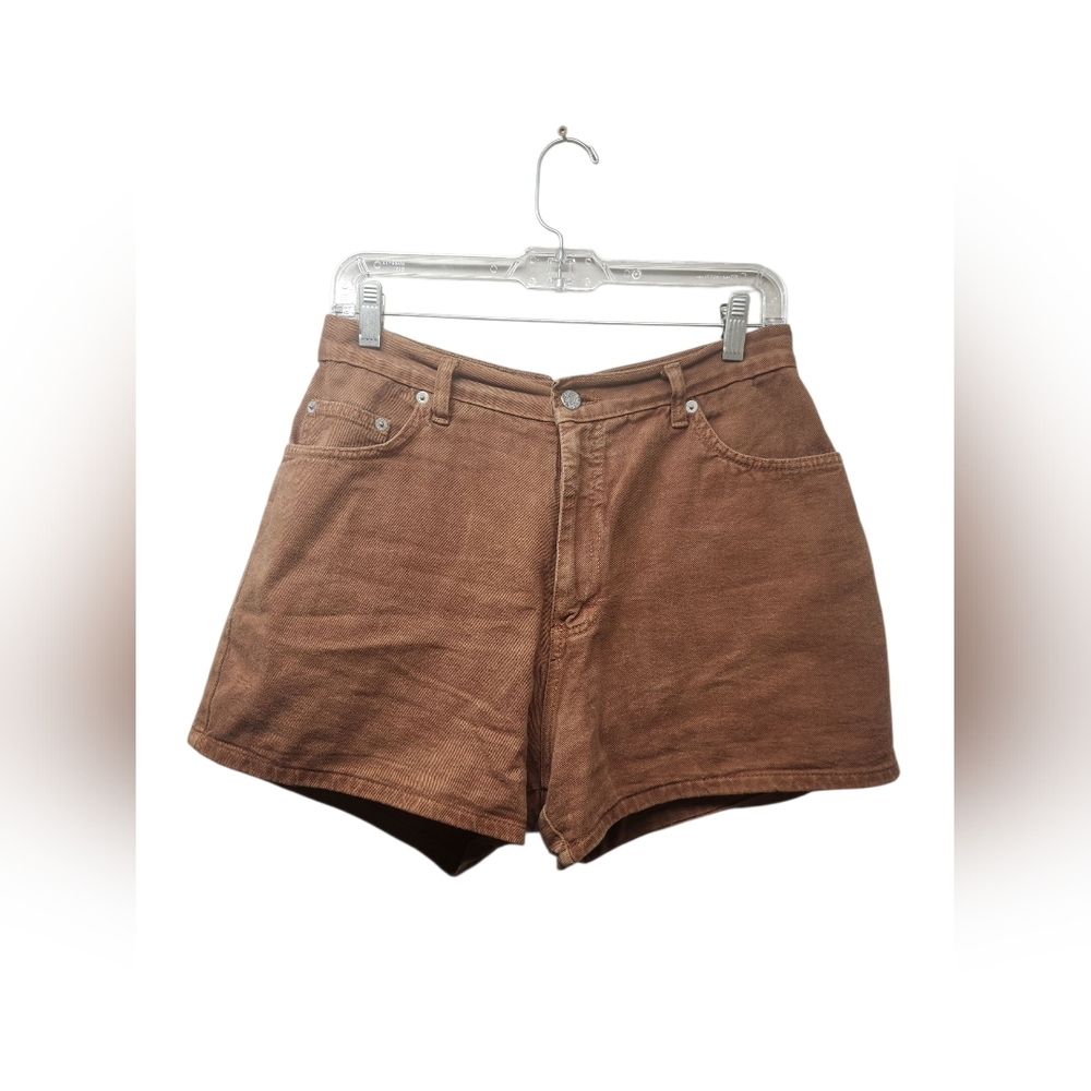 Vintage 80s runaway bay #7189 women's high waisted shorts russet brown size 10